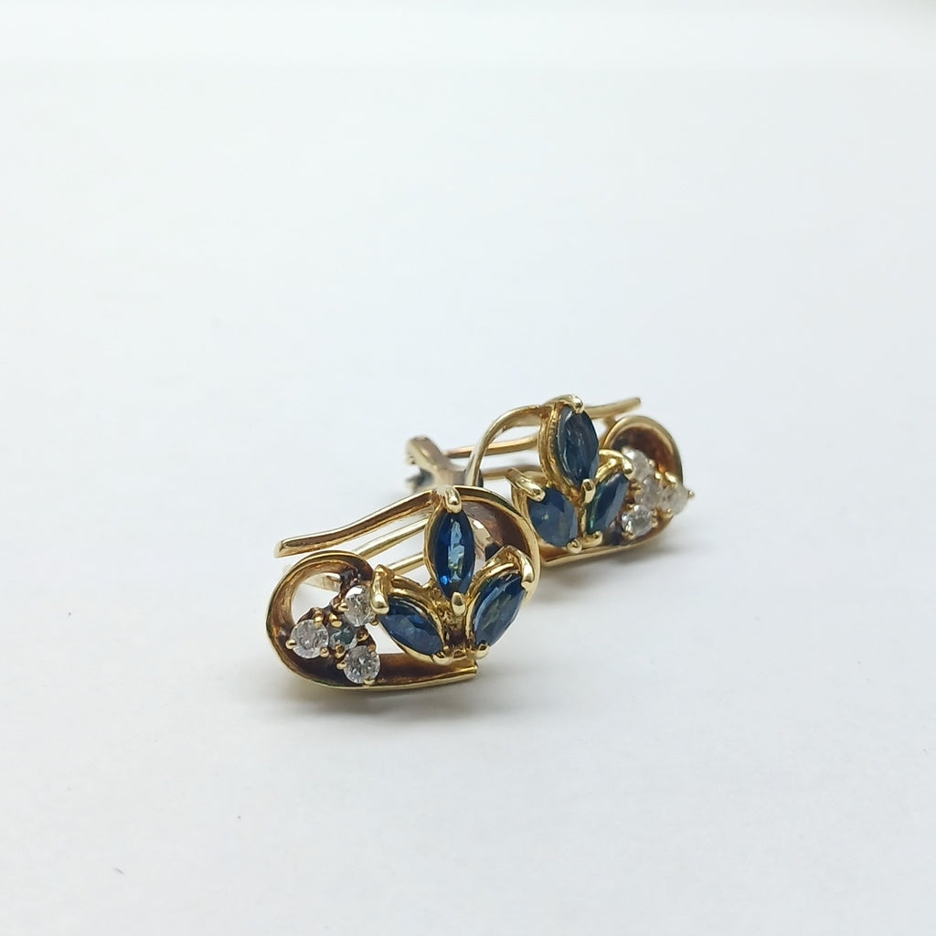 ARETES PAR ORO 14 K 6,50 GRMS (SEMINUEVO)