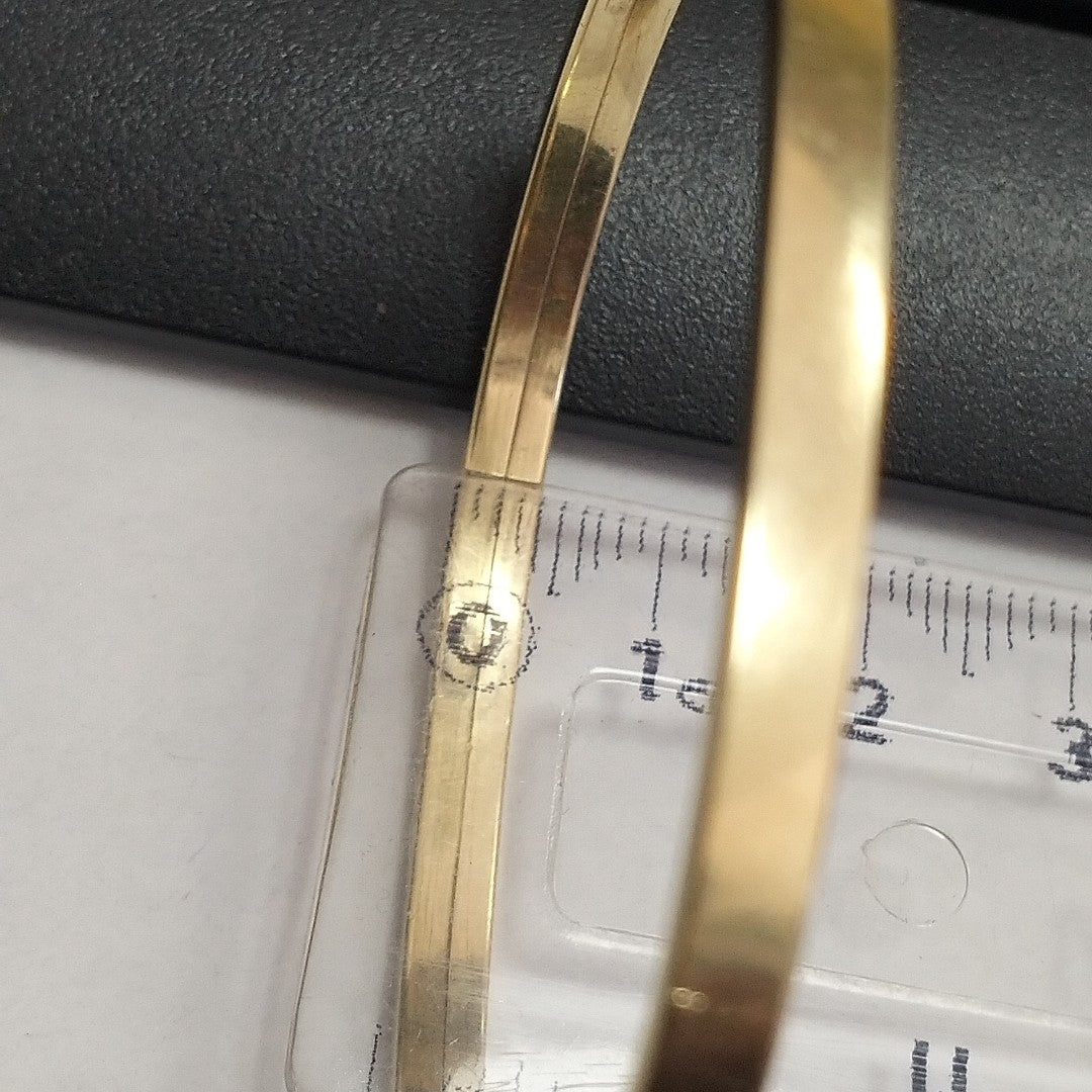 PULSERA RIGIDA ORO 14 K 6.6 GRMS (SEMINUEVO)