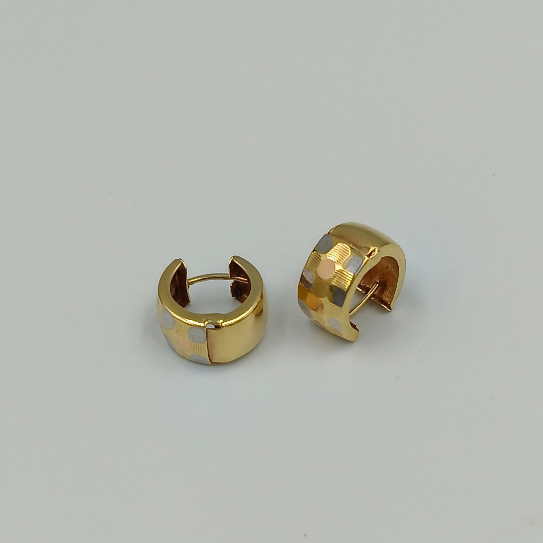 ARRACADAS PAR ORO 14 K 2.3 GRMS (SEMINUEVO)