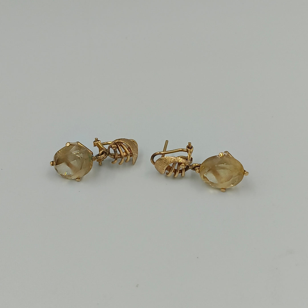 ARETES PAR ORO 14 K 6.8 GRMS (SEMINUEVO)