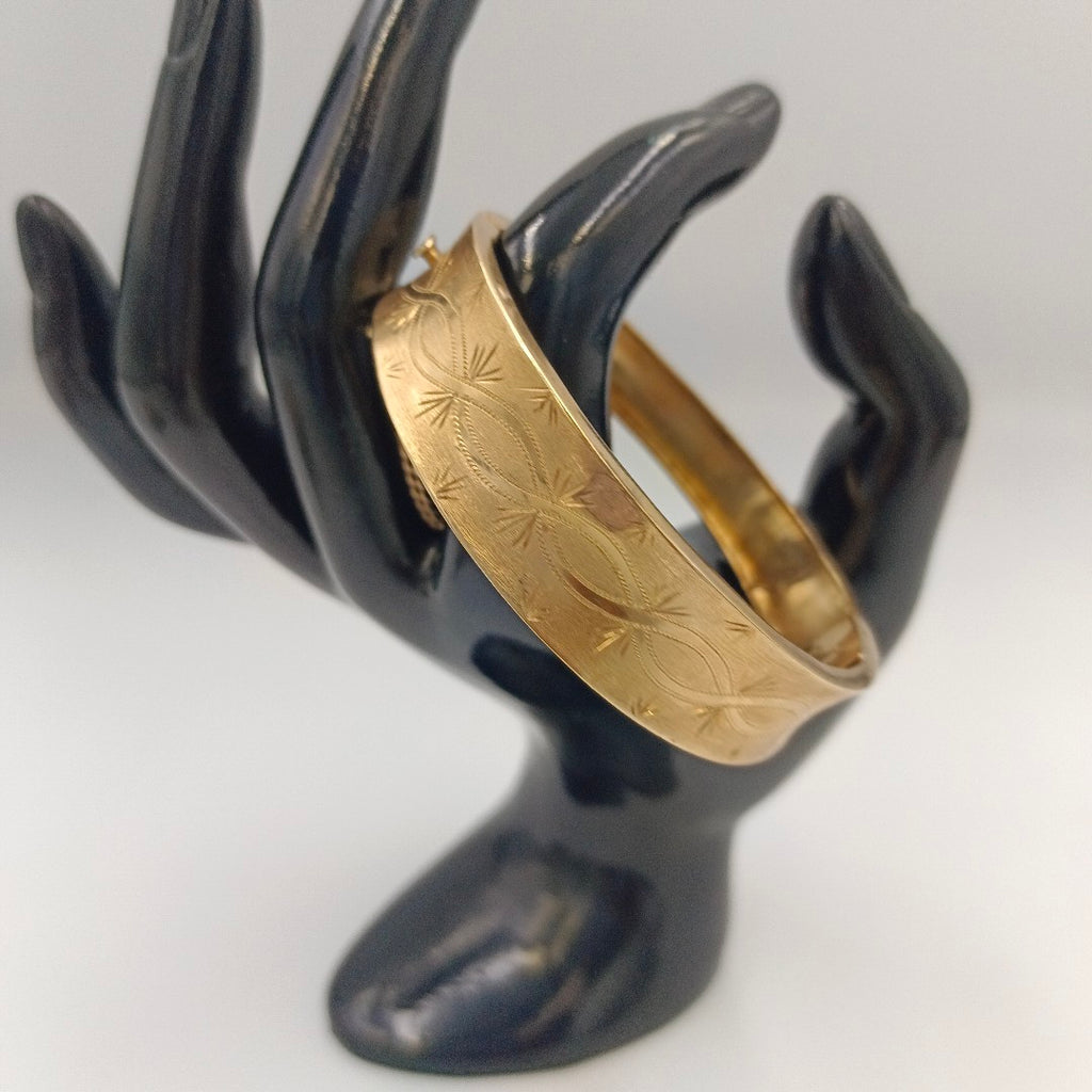 PULSERA RIGIDA ORO 18 K 23.7 GRMS (SEMINUEVO)