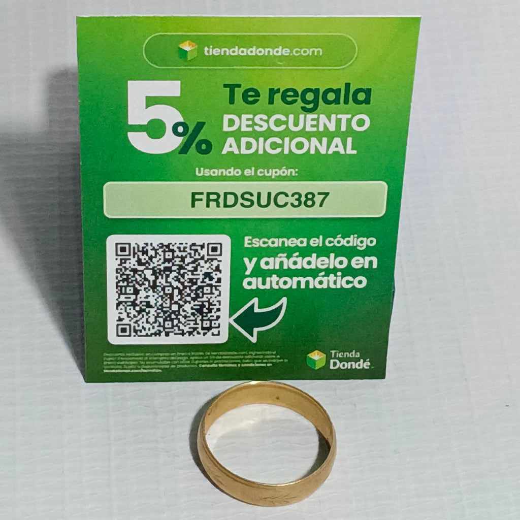 ARGOLLA ORO 10 K 2,00 GRMS (SEMINUEVO)
