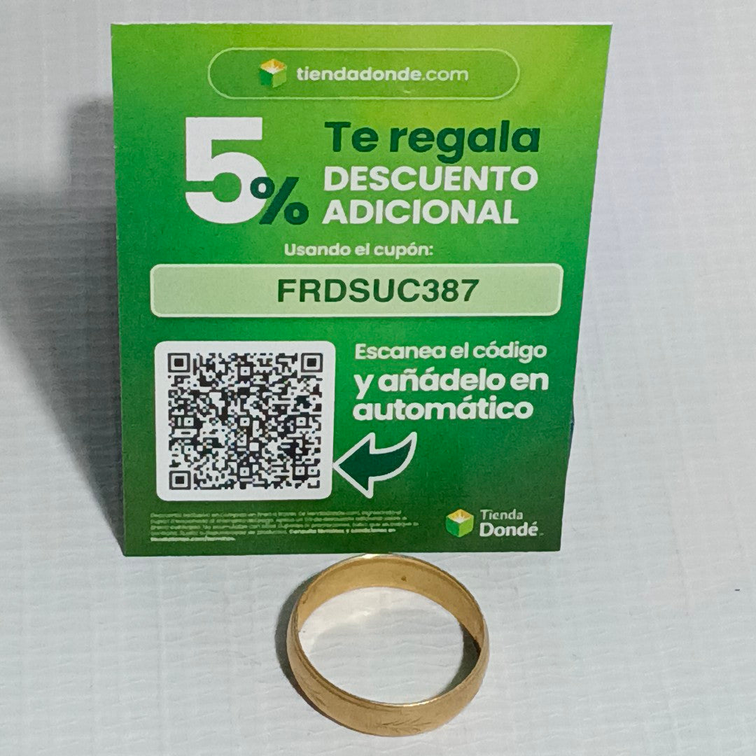 ARGOLLA ORO 10 K 2,00 GRMS (SEMINUEVO)