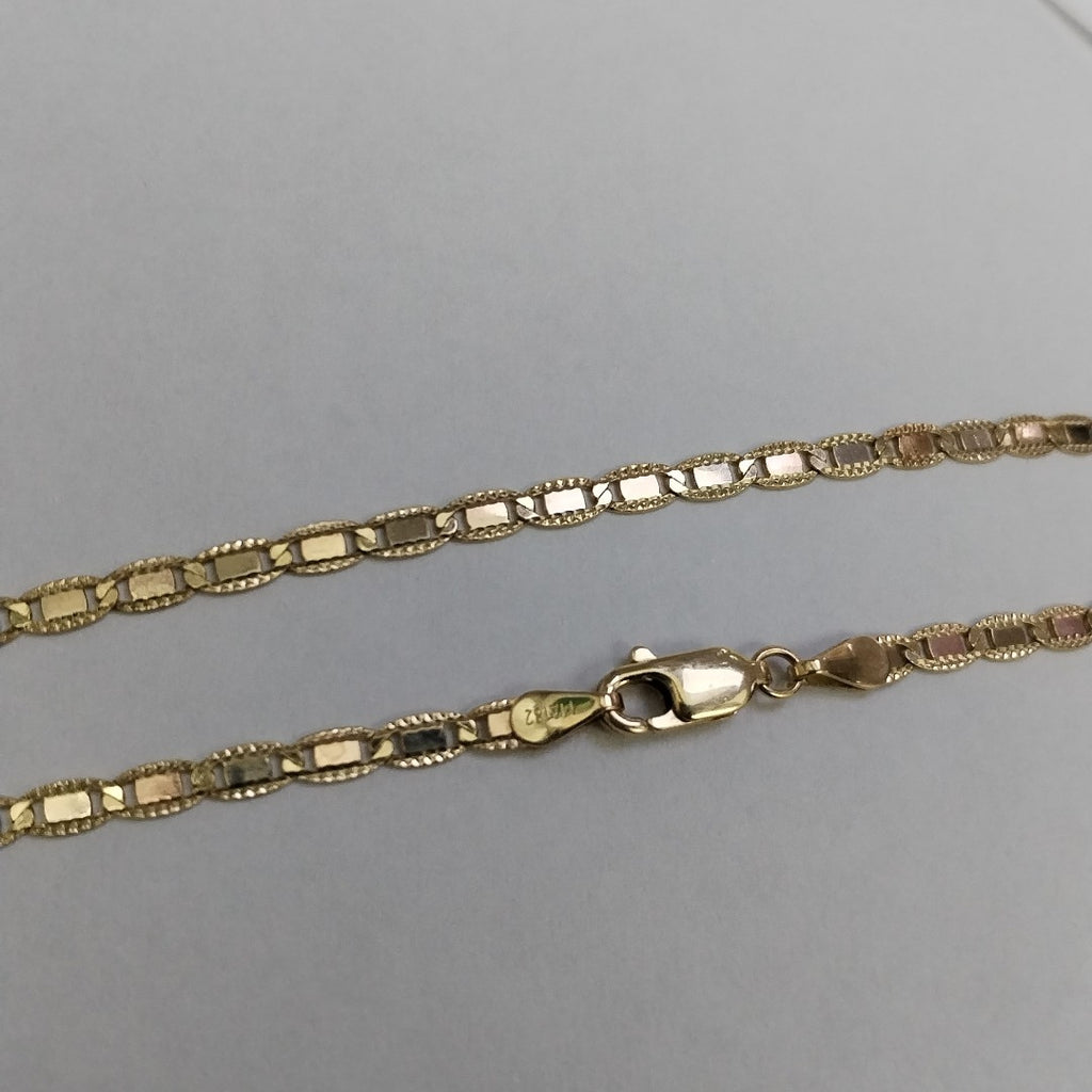 CADENA ORO COMBINADO 14 K 6.6 GRMS (SEMINUEVO)