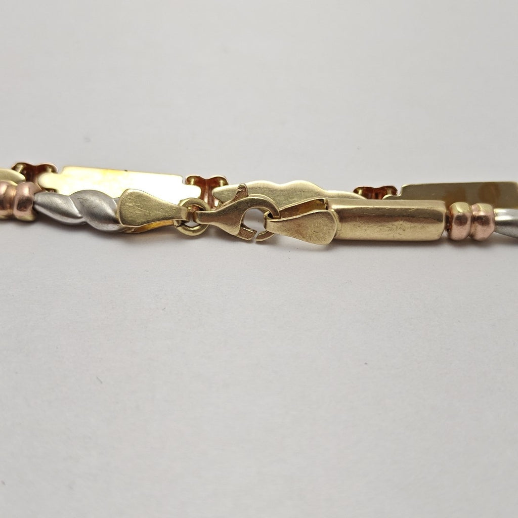 PULSERA ORO COMBINADO 14 K 4,80 GRMS (SEMINUEVO)