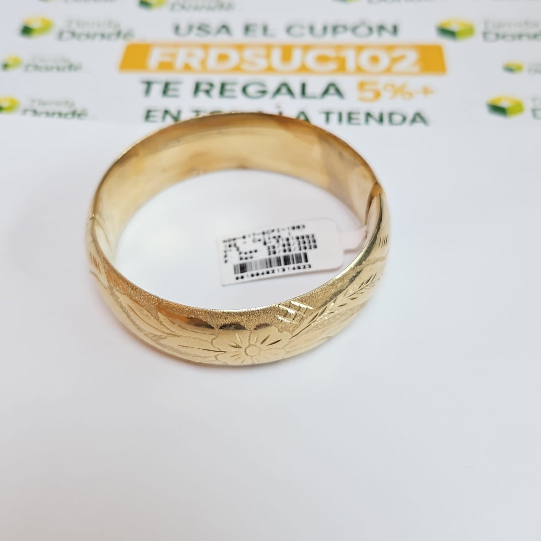 PULSERA RIGIDA ORO 14 K 29,50 GRMS (SEMINUEVO)
