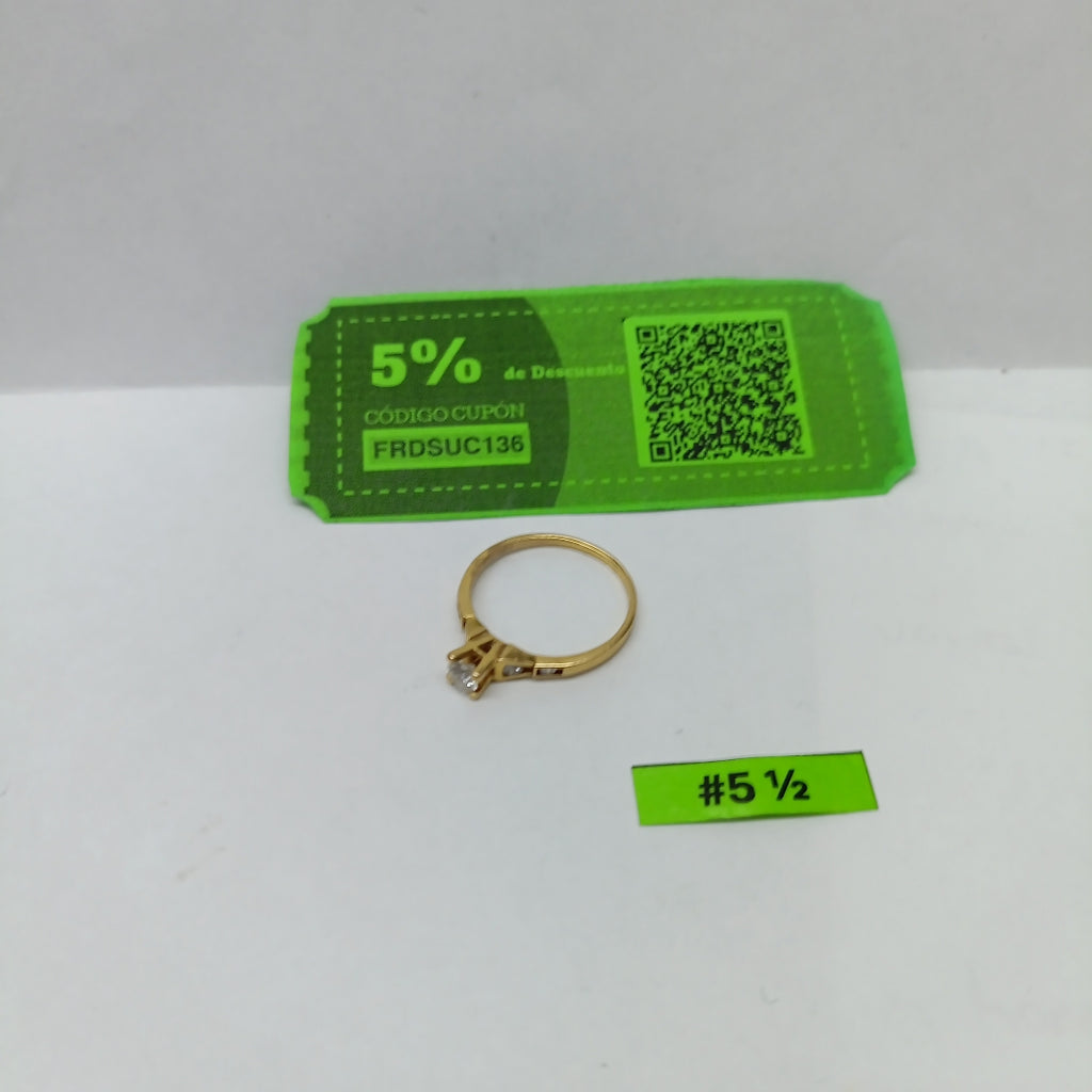 SOLITARIO ORO 18 K 1.9 GRMS (SEMINUEVO)
