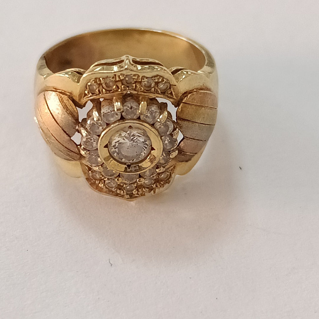 ANILLITO ORO COMBINADO 14 K 7.4 GRMS (SEMINUEVO)