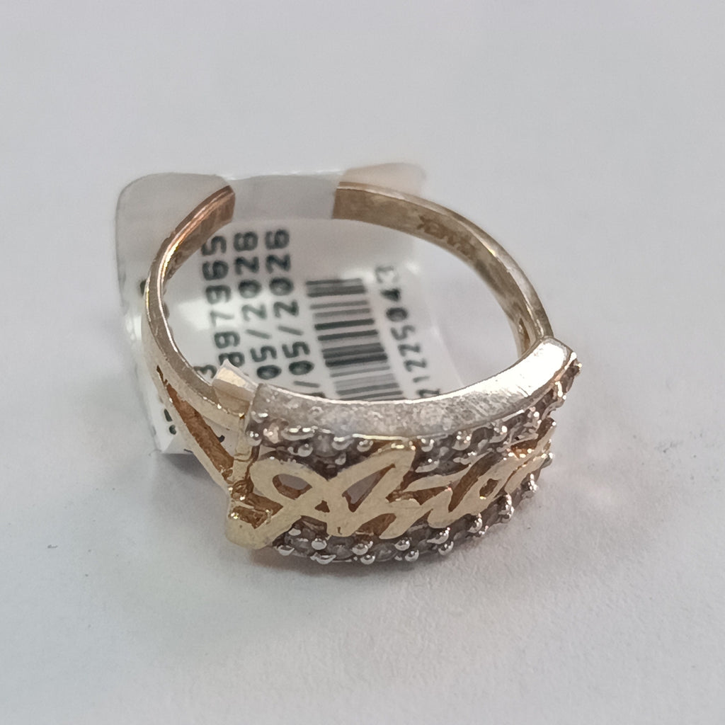 ANILLO ORO 10 K 2.5 GRMS (SEMINUEVO)