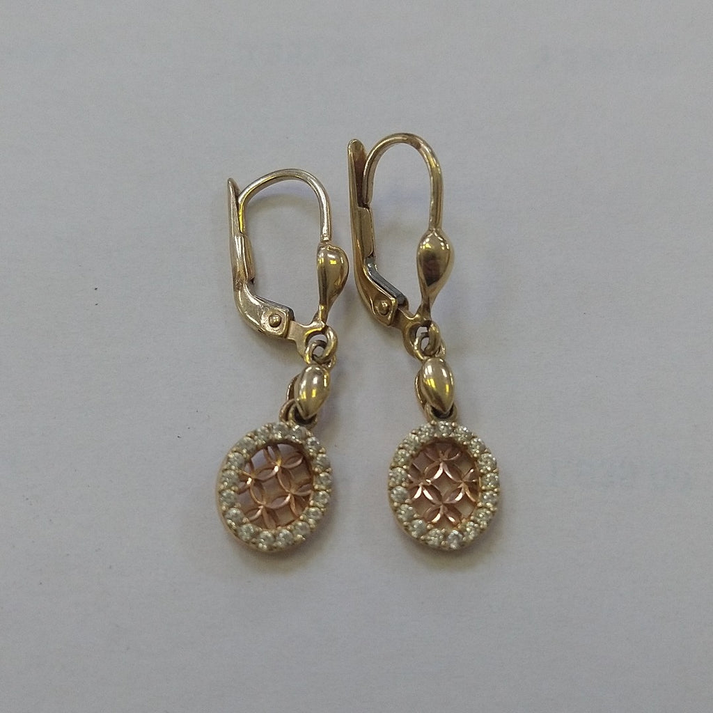 ARETES PAR ORO 14 K 2.4 GRMS (SEMINUEVO)