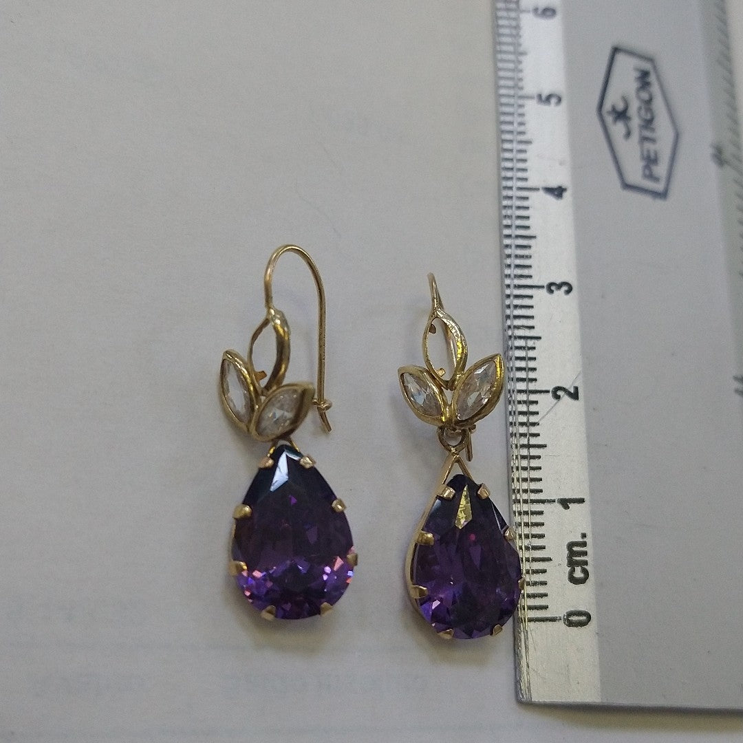 ARETES PAR ORO 10 K 3.9 GRMS (SEMINUEVO)