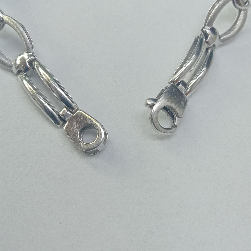 PULSERA ORO, ORO BLANCO 14 K 5.4 GRMS (SEMINUEVO)