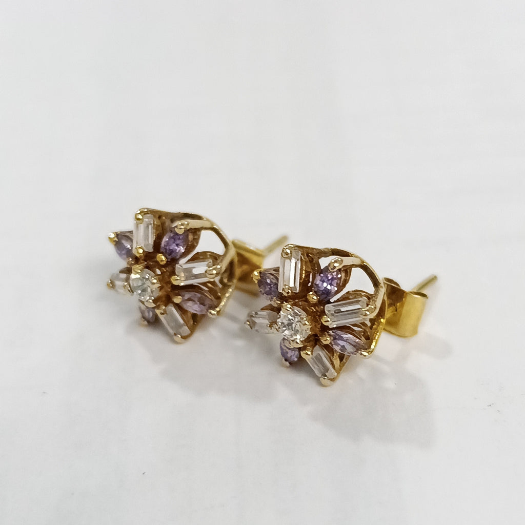 ARETES PAR ORO 14 K 3.7 GRMS (SEMINUEVO)