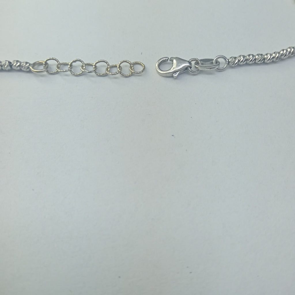 PULSERA ORO BLANCO 14 K 2.8 GRMS (SEMINUEVO)