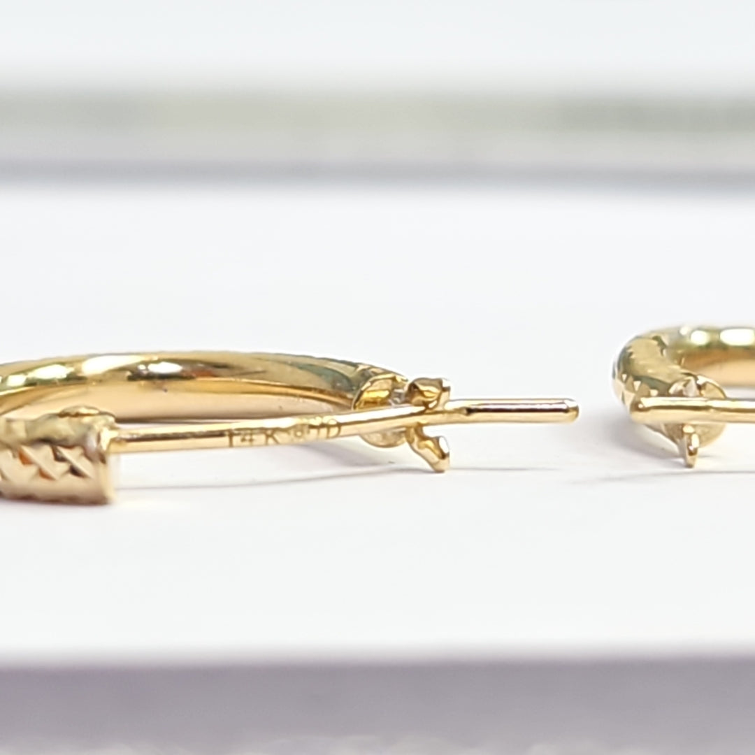 ARRACADAS PAR ORO 14 K 0,90 GRMS (SEMINUEVO)