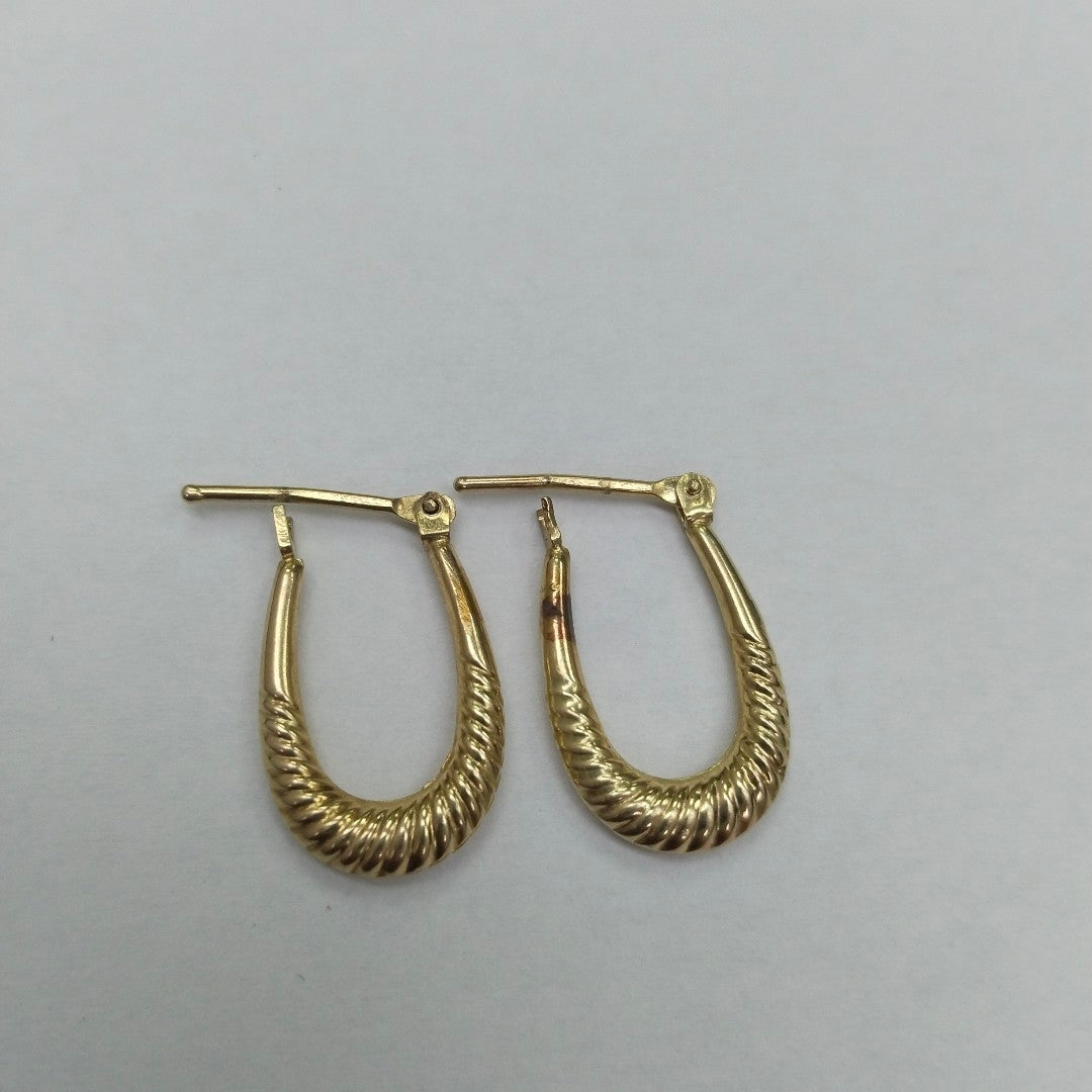 ARRACADAS PAR ORO 14 K 2,20 GRMS (SEMINUEVO)