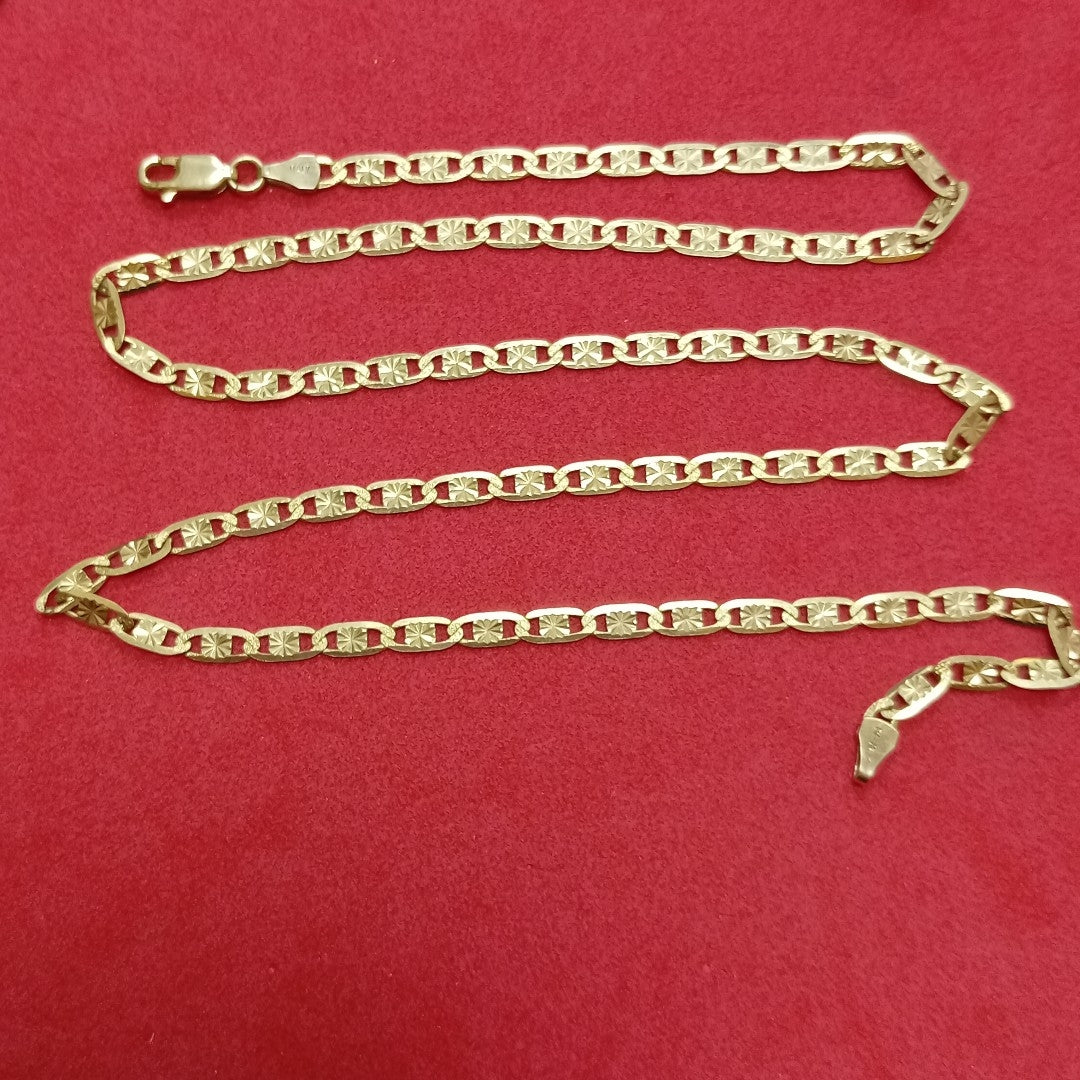 CADENA ORO 14 K 7.5 GRMS (SEMINUEVO)
