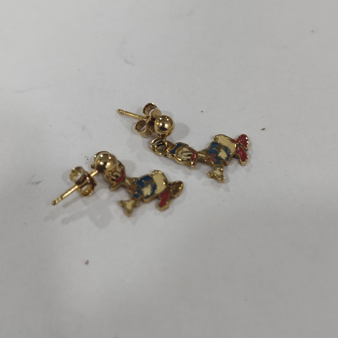 BROQUELES PAR ORO 10 K 2,90 GRMS (SEMINUEVO)