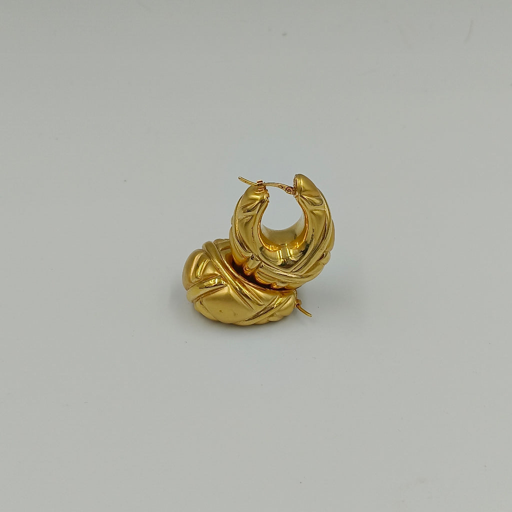 ARRACADAS PAR ORO 18 K 9.2 GRMS (SEMINUEVO)