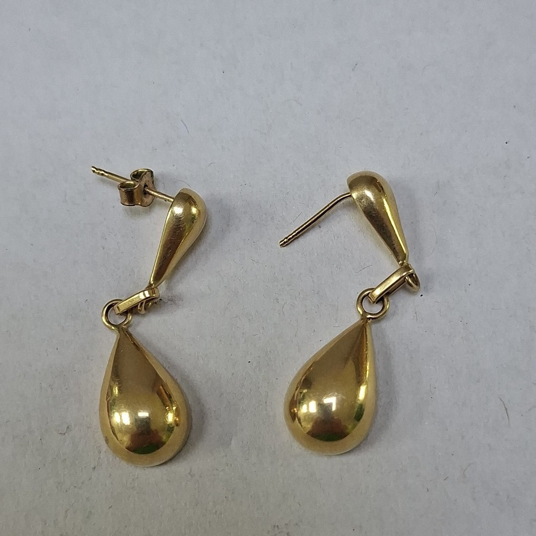 ARETES PAR ORO 14 K 4 GRMS (SEMINUEVO)