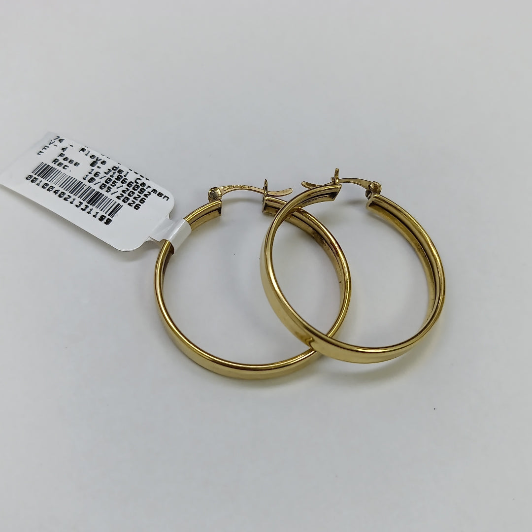 ARRACADAS PAR ORO 8 K 4,50 GRMS (SEMINUEVO)