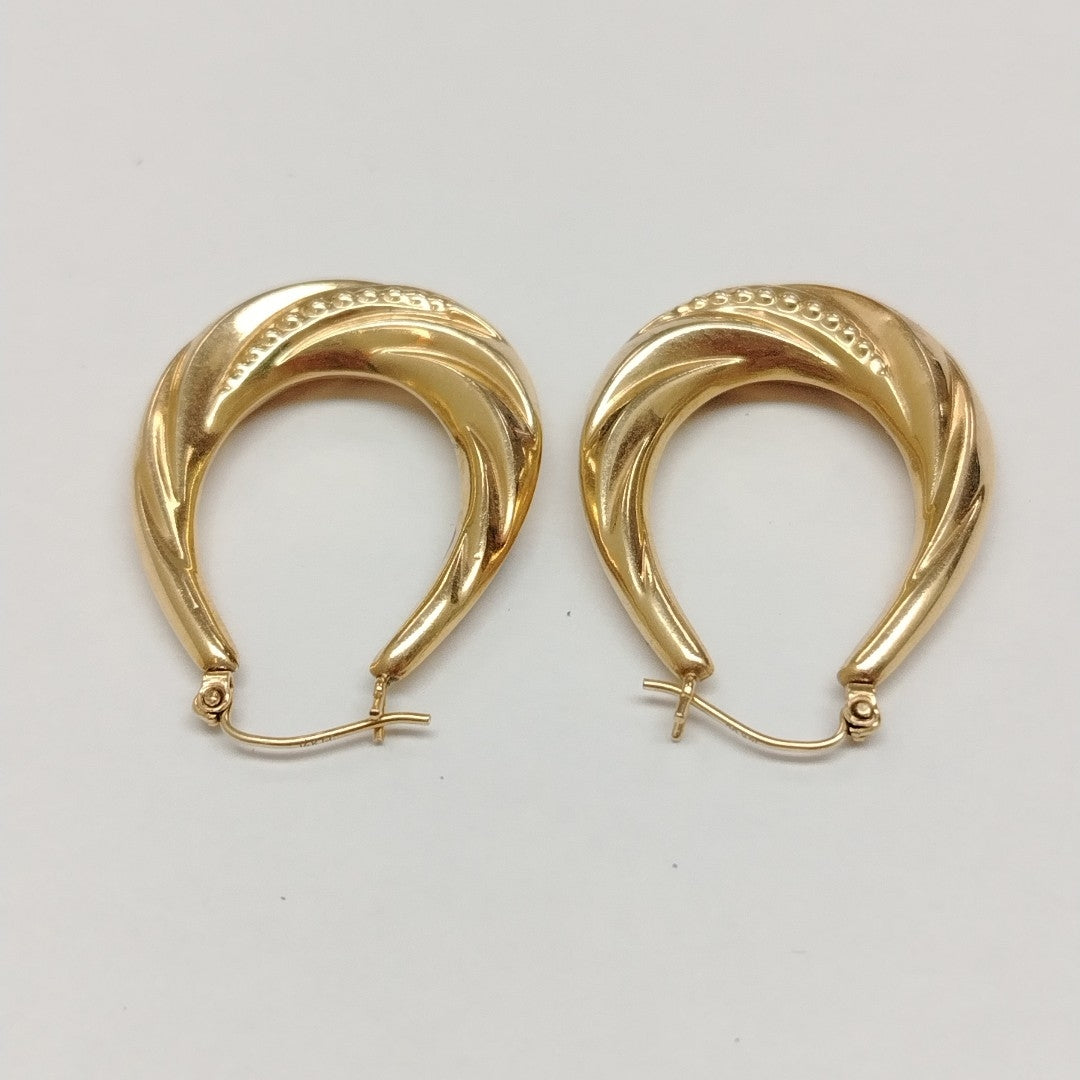 ARRACADAS PAR ORO 14 K 4,20 GRMS (SEMINUEVO)