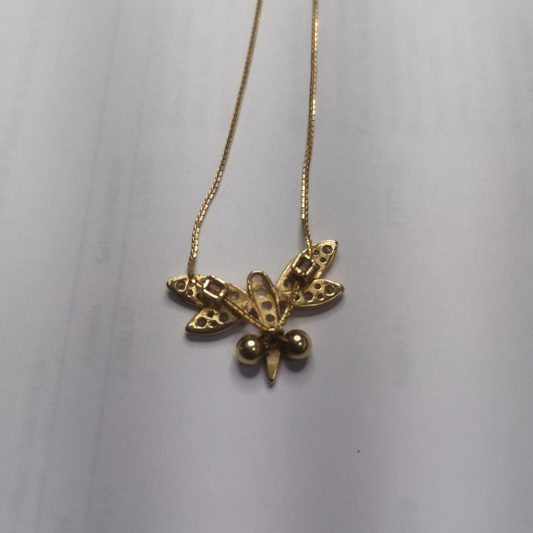 DIJE, GARGANTILLA ORO 14 K 4.6 GRMS (SEMINUEVO)