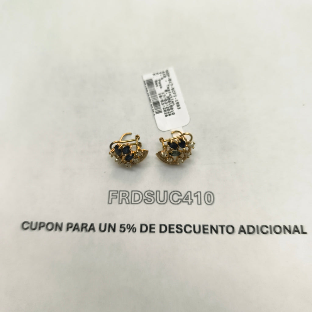 ARETES PAR ORO 8 K 4.3 GRMS (SEMINUEVO)