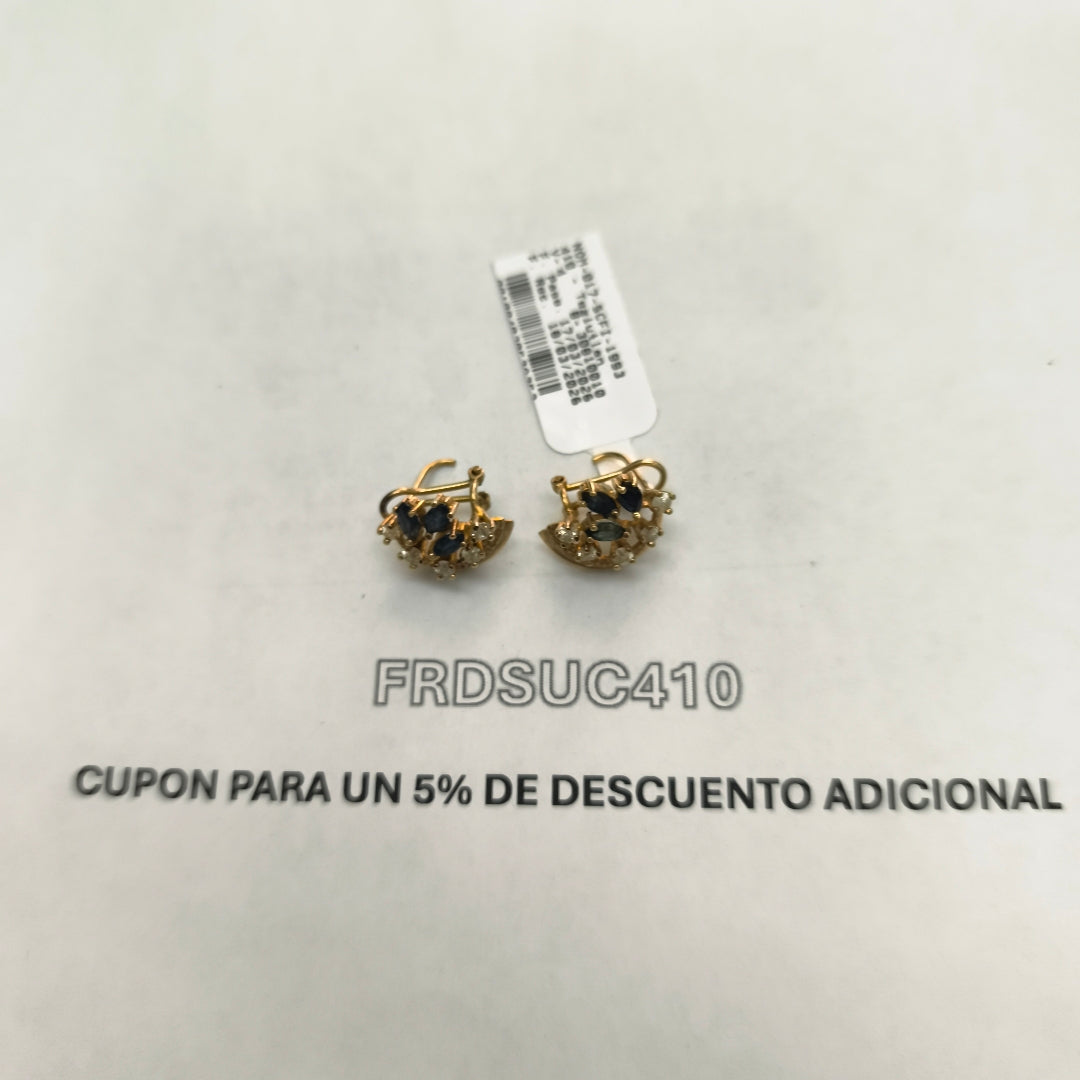 ARETES PAR ORO 8 K 4.3 GRMS (SEMINUEVO)