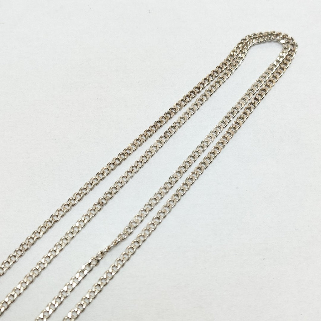 CADENA TEJIDO BARBADO PLATA .925 55 CM 5.3 GR (NUEVO)