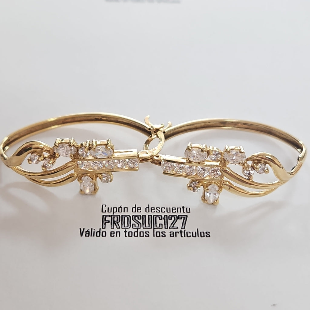 ARRACADAS PAR ORO 14 K 9.9 GRMS (SEMINUEVO)