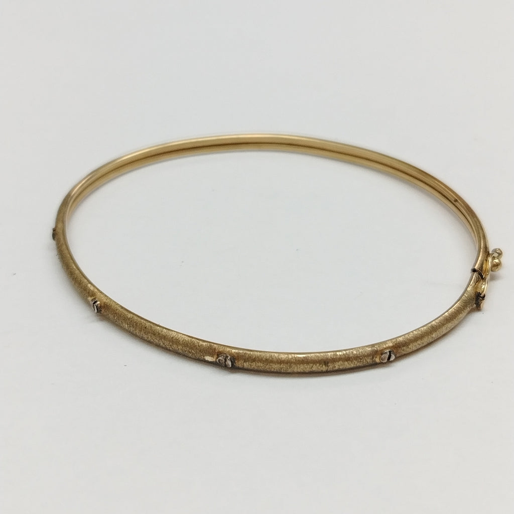 PULSERA RIGIDA ORO 10 K 3.9 GRMS (SEMINUEVO)