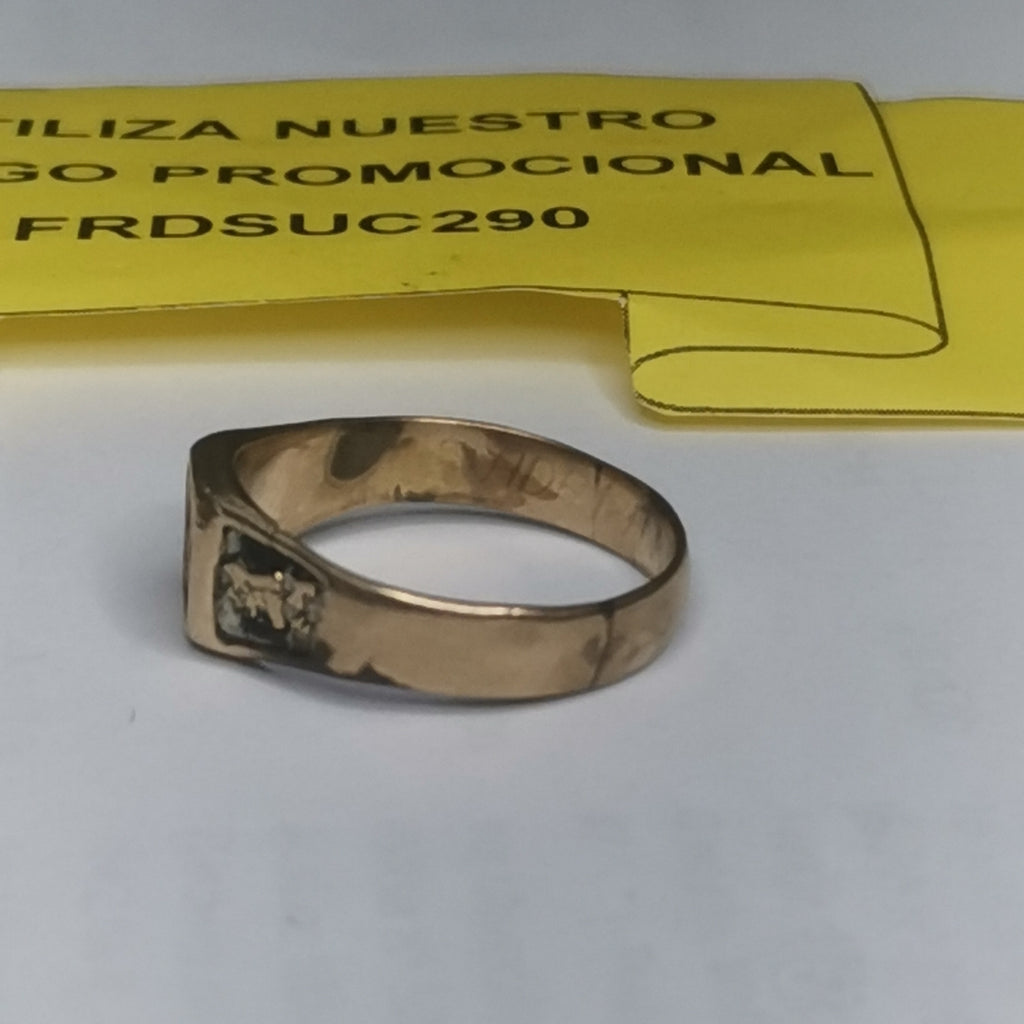 ANILLO DE GRADUACIÓN ORO 8 K 3.4 GRMS (SEMINUEVO)
