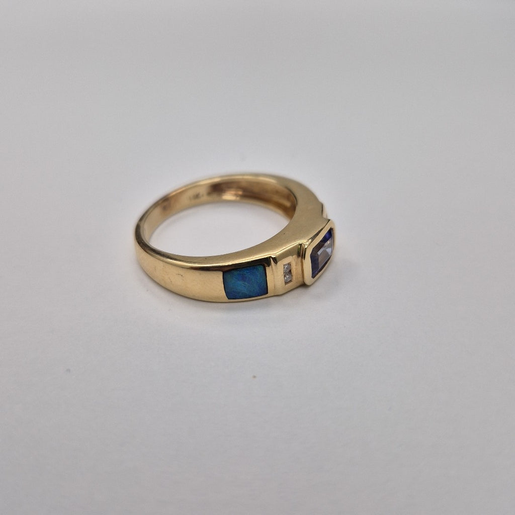 ANILLO ORO 14 K 4,30 GRMS (SEMINUEVO)