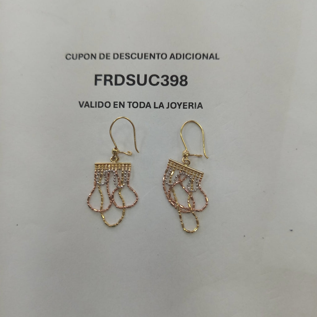 ARETES PAR ORO 10 K 2,00 GRMS (SEMINUEVO)