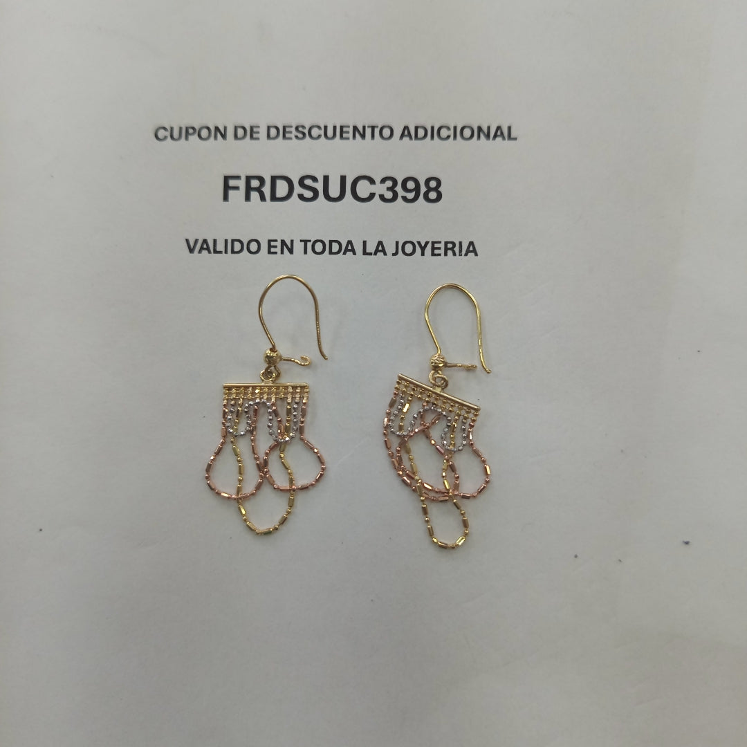 ARETES PAR ORO 10 K 2,00 GRMS (SEMINUEVO)