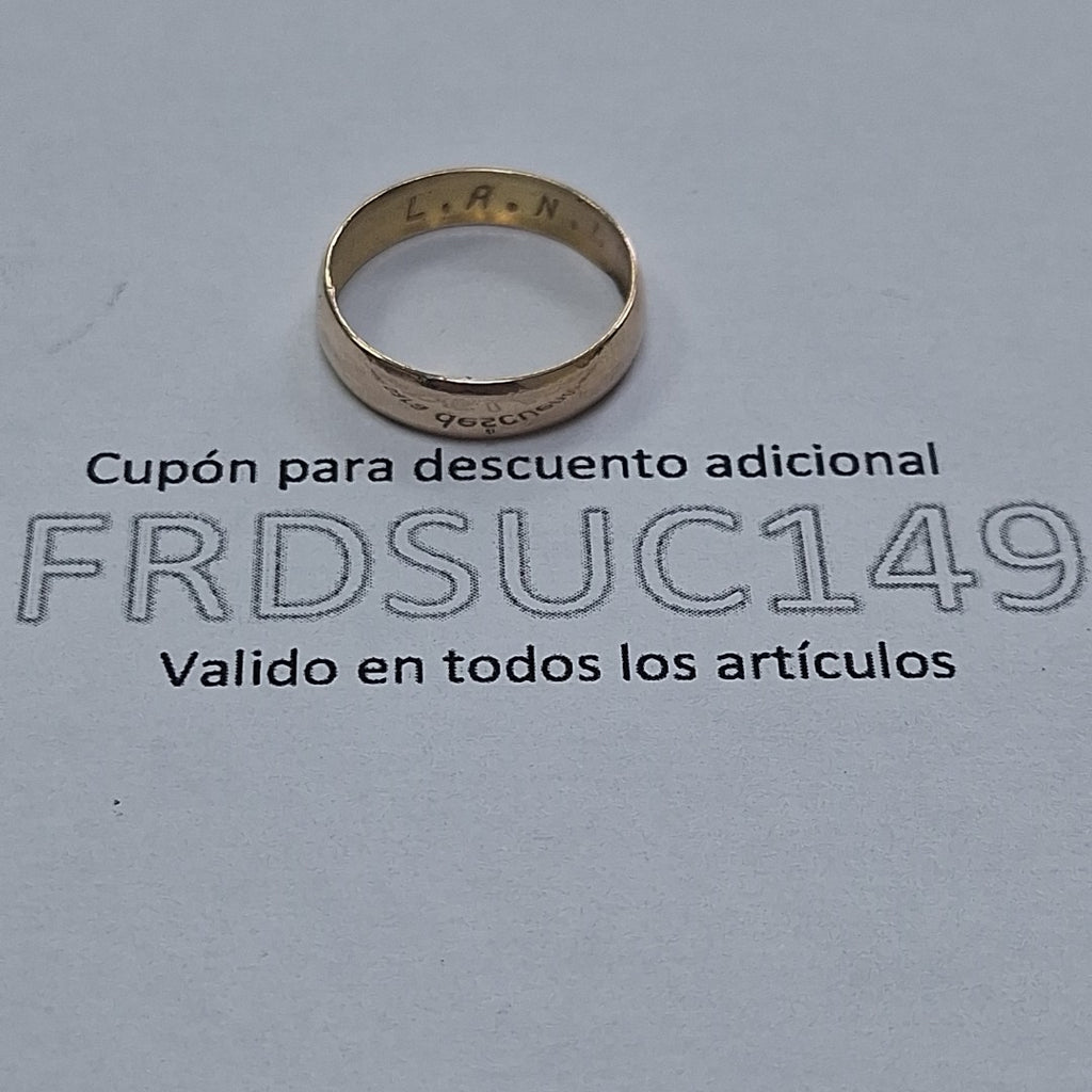 ARGOLLA ORO 8 K 1.5 GRMS (SEMINUEVO)