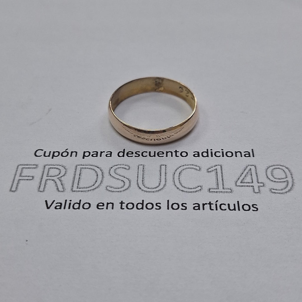 ARGOLLA ORO 8 K 1.5 GRMS (SEMINUEVO)