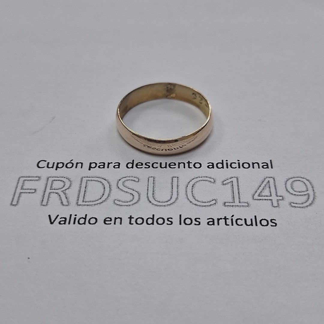 ARGOLLA ORO 8 K 1.5 GRMS (SEMINUEVO)
