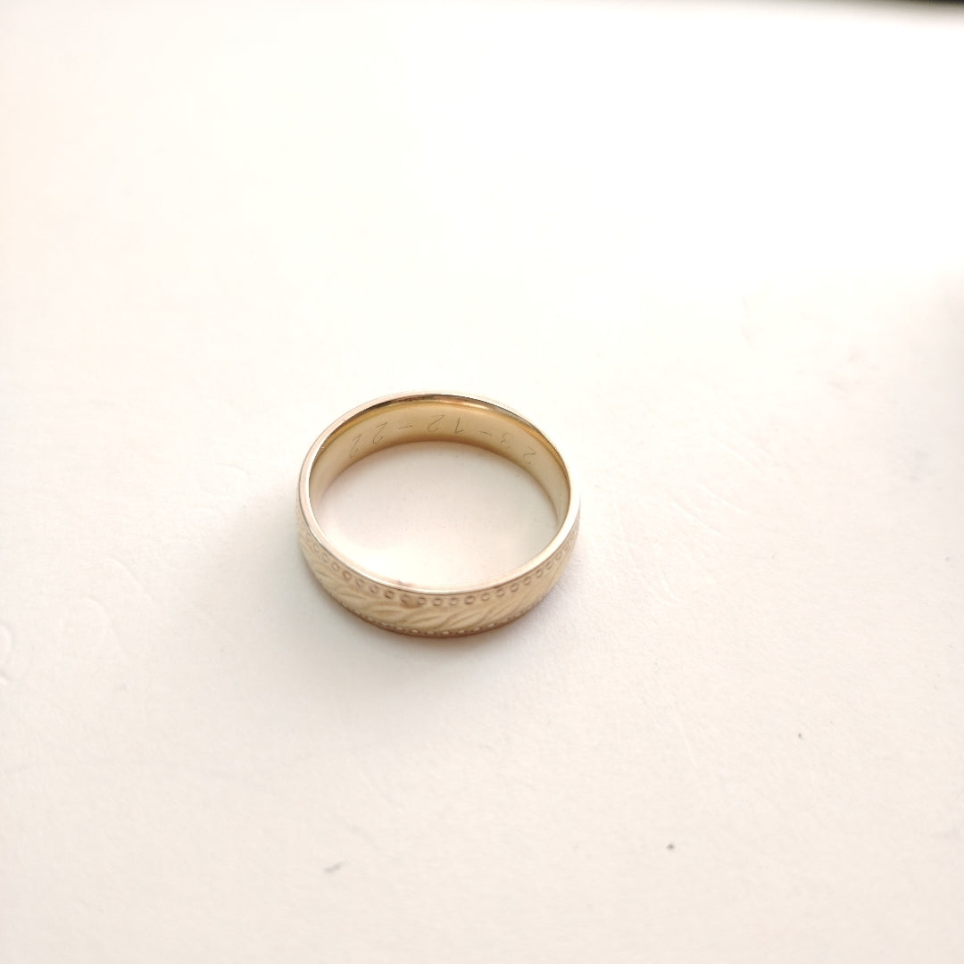 ARGOLLA ORO 14 K 4.7 GRMS (SEMINUEVO)