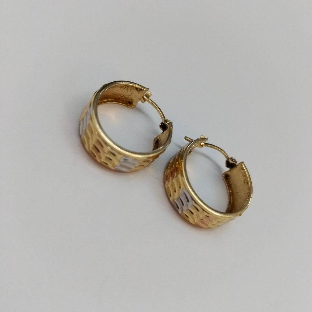 ARRACADAS PAR ORO 14 K 3,50 GRMS (SEMINUEVO)