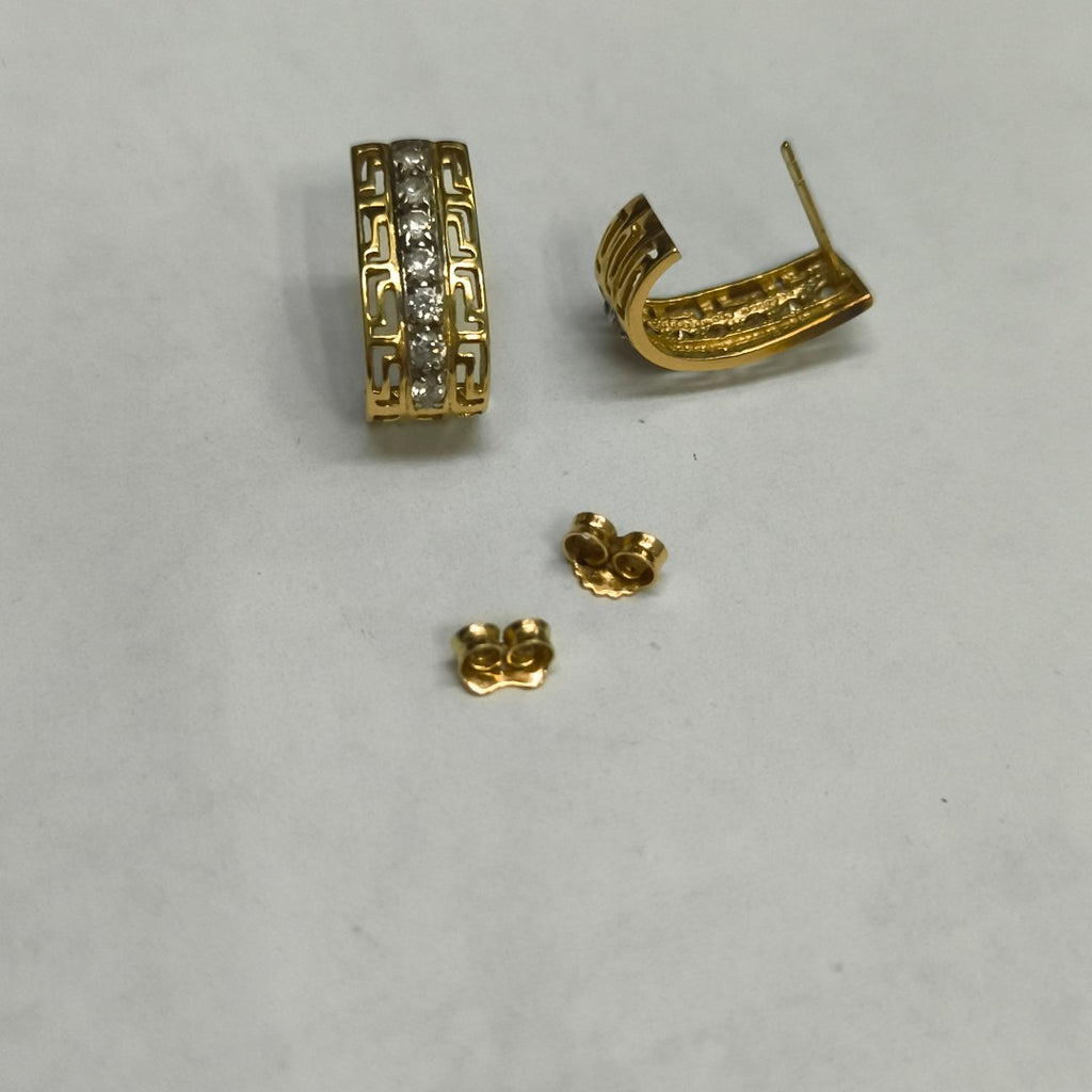 ARETES PAR ORO 14 K 3,80 GRMS (SEMINUEVO)