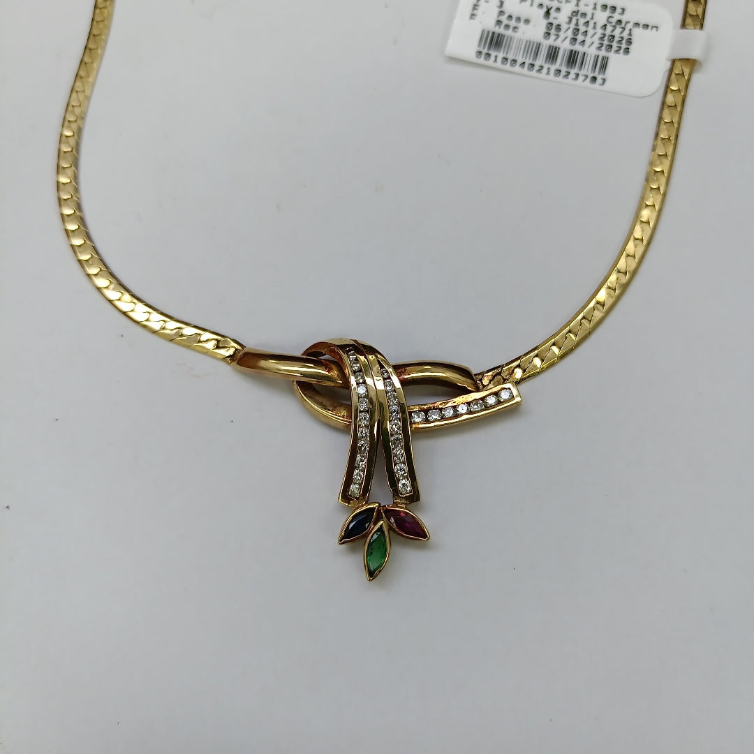 GARGANTILLA ORO 14 K 15.6 GRMS (SEMINUEVO)