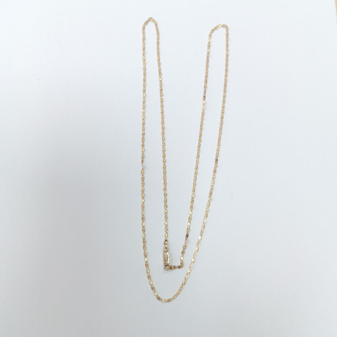 CADENA ORO,ORO COMBINADO 10 K 2,20 GRMS (SEMINUEVO)