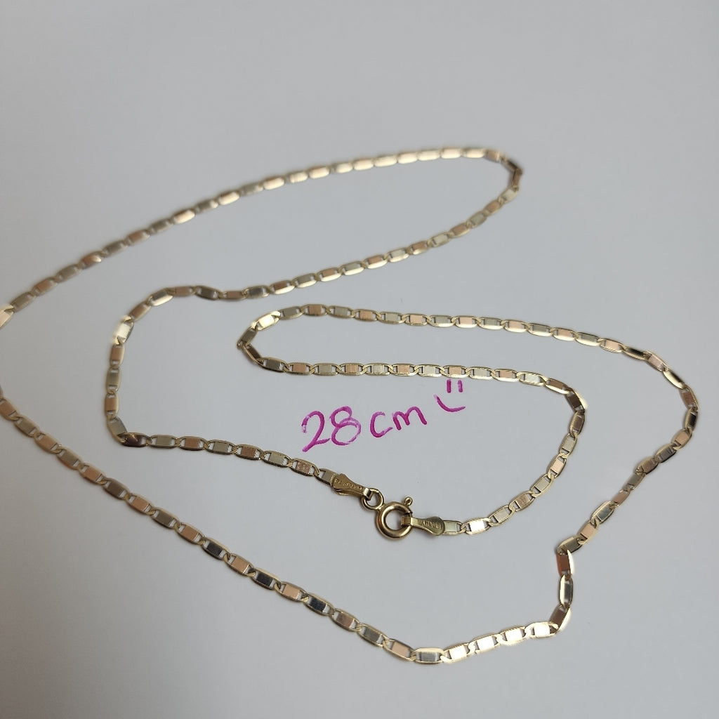 CADENA ORO COMBINADO 14 K 3 GRMS (SEMINUEVO)