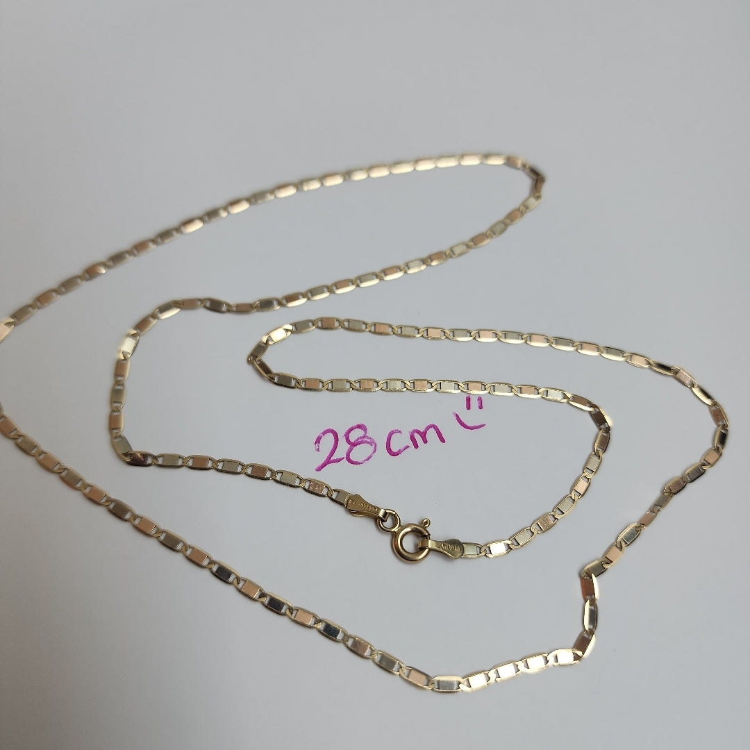 CADENA ORO COMBINADO 14 K 3 GRMS (SEMINUEVO)