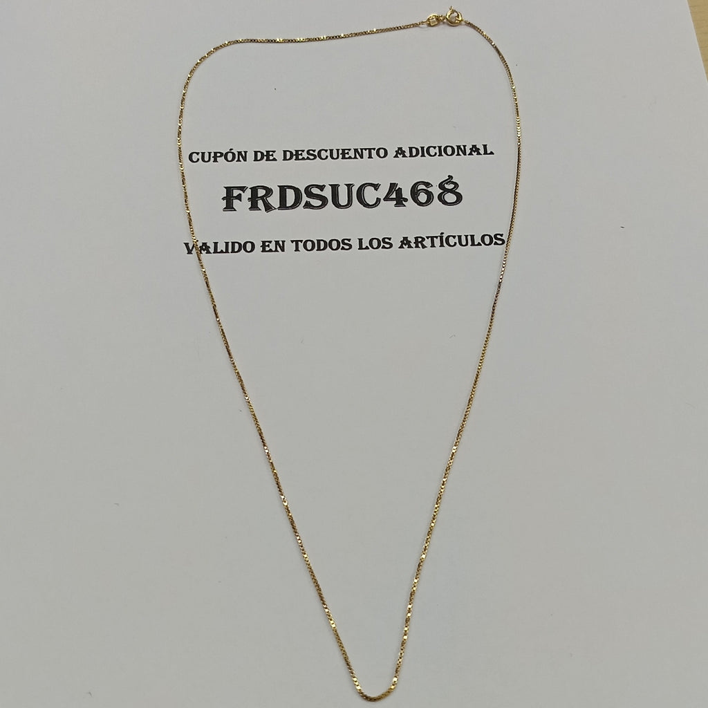 CADENA ORO 10 K 2.3 GRMS (SEMINUEVO)