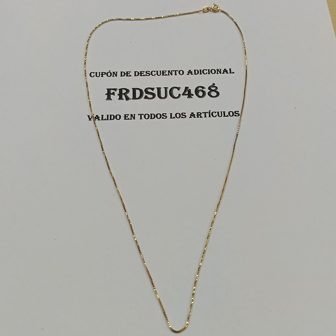 CADENA ORO 10 K 2.3 GRMS (SEMINUEVO)
