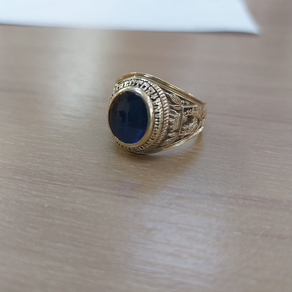 ANILLO DE GRADUACIÓN ORO 10 K 18,80 GRMS (SEMINUEVO)
