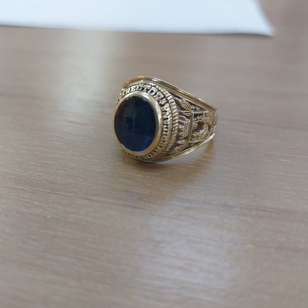 ANILLO DE GRADUACIÓN ORO 10 K 18,80 GRMS (SEMINUEVO)
